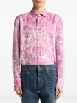 ETRO рубашка с узором пейсли, розовый - фото 2