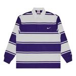 Топ Supreme x Nike Stripe Rugby, Purple - фото