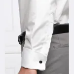 Рубашка узкого кроя Stenströms, белый - фото 4