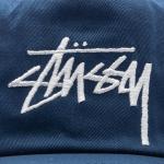 Бейсболка Stussy Big Stock Mid Depth Cap, темно-синий - фото 3