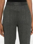 Укороченные брюки с елочным узором Max Mara, серый - фото 5