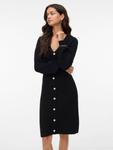 Vero Moda Вязаное платье черного цвета - фото 4