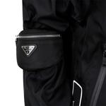 Мини-клатч из нейлона унисекс черный PRADA - фото 5