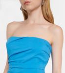 Ари бесшовное хлопковое миди-платье Simkhai, Oasis Blue - фото 4