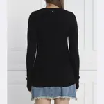 Свитер обычного кроя с добавлением шерсти и кашемира Pinko, черный - фото 3