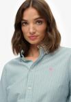 Блуза Superdry Oxford, зеленый - фото 5
