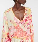 Илона цветочное мини-платье Poupette St Barth - фото 4