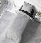 Двустороннее постельное белье One-Home Uni grau 135x200 cm, 135x3x200 см, серый - фото 4