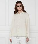 Рубашка Patrizia Pepe Relaxed Fit, экрю - фото