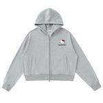 Худи Hello Kitty SS25 женская Sanrio, серый - фото