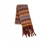 Вязаный шарф унисекс верблюжий - фото 4