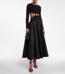 Боди с декорированным вырезом Valentino, Nero - фото 2