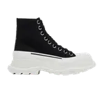 Кроссовки Alexander McQueen Alexander McQueen Wmns Tread Slick Boots 'Black White', черный - фото