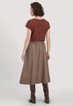 Юбка Hessnatur MIDI, Camel/Brown - фото 3