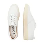 Кожаные кроссовки из глины Boss, белый - фото 3