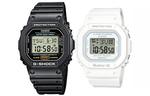 CASIO Часы Unisex Pair Table Series Gray Watch, Black Dial+White Dial (Matching Pairs) - фото