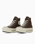 Кроссовки All Star Lifted BP HI Platform Converse, цвет Chocolate Brown - фото 3