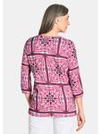 Блузка GOLDNER, цвет pink/gemustert - фото 3