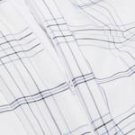 Пододеяльник Matouk August в клетку, размер King, синий - фото 2