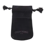 Серьга-гвоздик Tiny E Plus 3 drop Chrome Hearts, серебро - фото 4