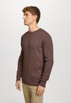 Свитер Kronstadt Cable, коричневый - фото 5
