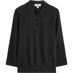 COS Женская черная поло - фото