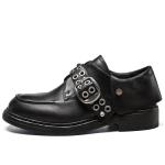 Лоферы женские кофейные YEARCON, Black - фото