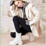 Joypeace Martin Boots женские черные/бежевые - фото 8