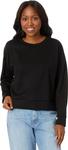 Топ Eileen Fisher Round Neck Boxy Top, черный - фото