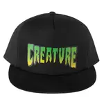 Кепка Creature Logo mesh trucker structured, черный - фото