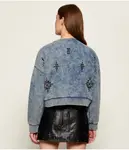 Толстовка Cropped fit One Teaspoon, синий - фото 3