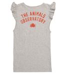 Платье Fly из хлопкового джерси The Animals Observatory, Grey Logo - фото 4