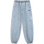 Джинсы Unisex Paddington Bears, синие (с флисовой подкладкой и утепленные) - фото