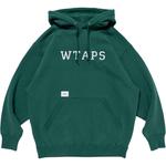 Хлопковый худи WTAPS, зеленый - фото