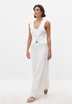 Юбка макси NA-KD, белый - фото 2