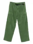 Вельветовые брюки-карго Gramicci, зеленый - фото