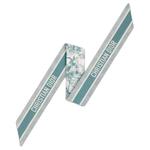 DIOR Шёлковый шарф Mulberry зелёный, Green - фото 2