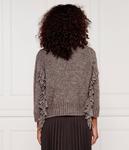 Свитер женский Marella Sport с бахромой, серый - фото 3