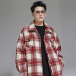 Куртка Unisex UNKNOWTAL, красно-белая клетка - фото 11