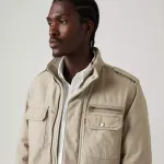 Куртка Menlo Military Levi's, цвет Vintage Khaki - White - фото 4