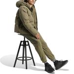 Пуховик мужской хаки Adidas, хаки - фото 4