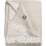 Образцовый плед для дома Ease с высоким содержанием хлопка Musterring, бежевый - фото