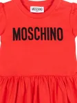 Платье с оборками Moschino Kids, красный - фото 3