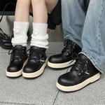 FAPAI Черные унисекс платформенные ботинки, цвет Black - фото 2