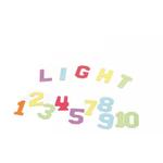 Мастеркидз, Прозрачные цифры и буквы, 38 шт. Masterkidz - фото