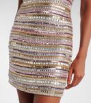 Мини-платье с декором от Нэнси Jenny Packham, Ammonite - фото 5