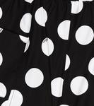 Хлопковые шорты в горошек Monnalisa, черный - фото 3