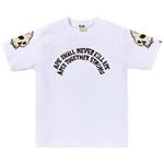 Футболка BAPE Souvenir Skull Tee, White - фото