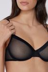 Бюстгальтер Tezenis Triangle bra, Schwarz Black/Black - фото 5