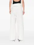 Брюки широкого кроя WARDROBE.NYC, белый - фото 4